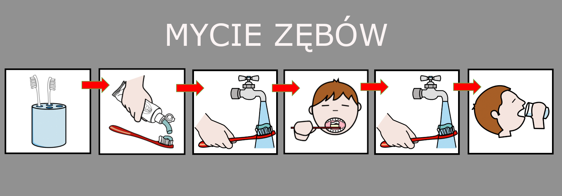 plan mycie zębów